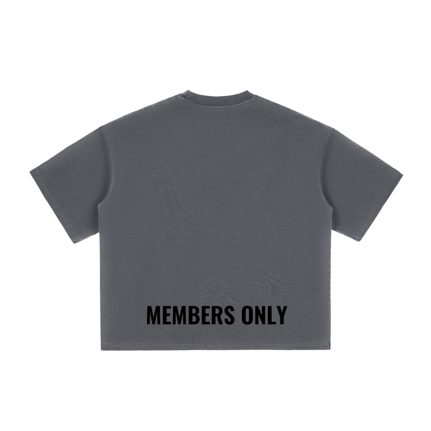 Lifting club black logo washed Boxy T-Shirt