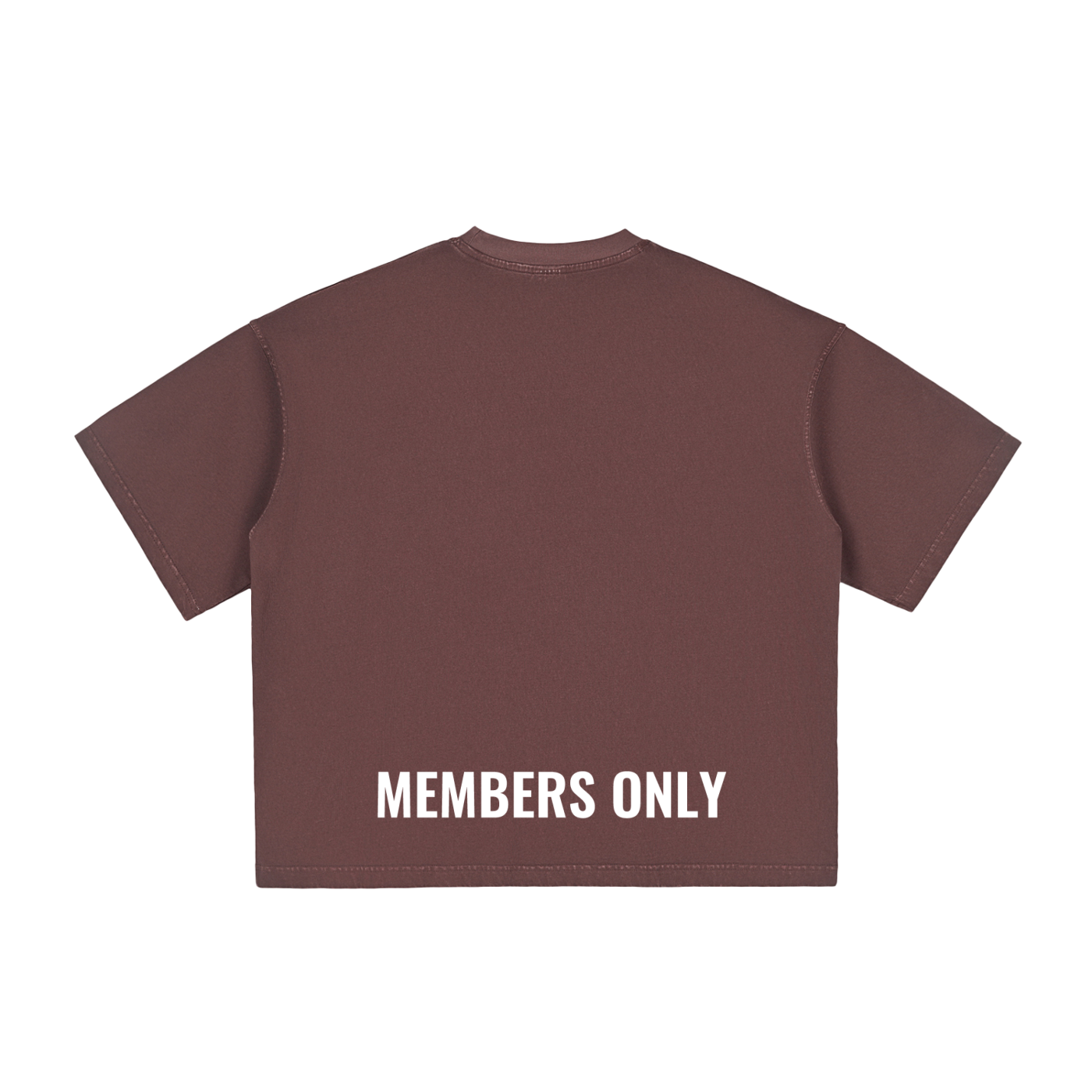 Lifting club white logo Washed Boxy T-Shirt