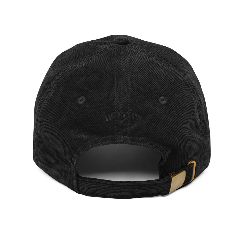 Berries.co embroidered corduroy cap