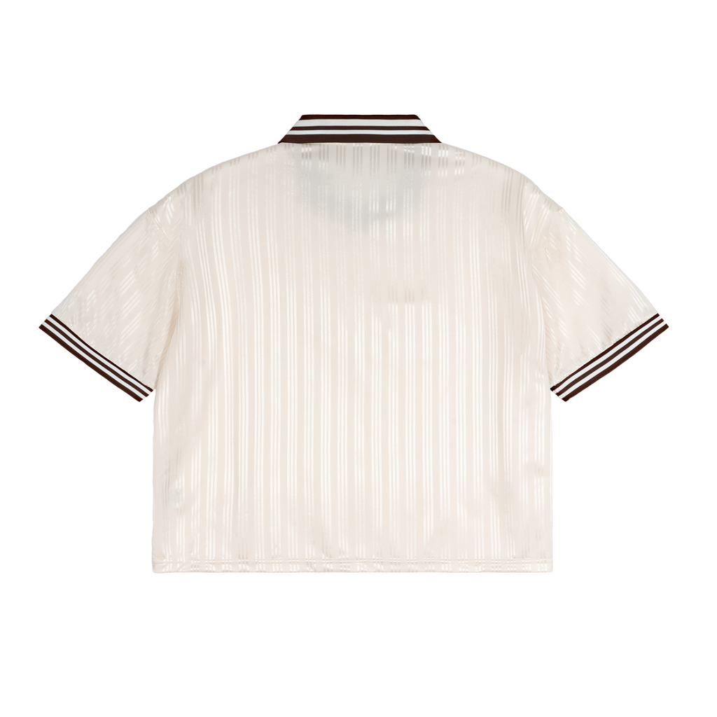 Stripes Polo Collar T-Shirt