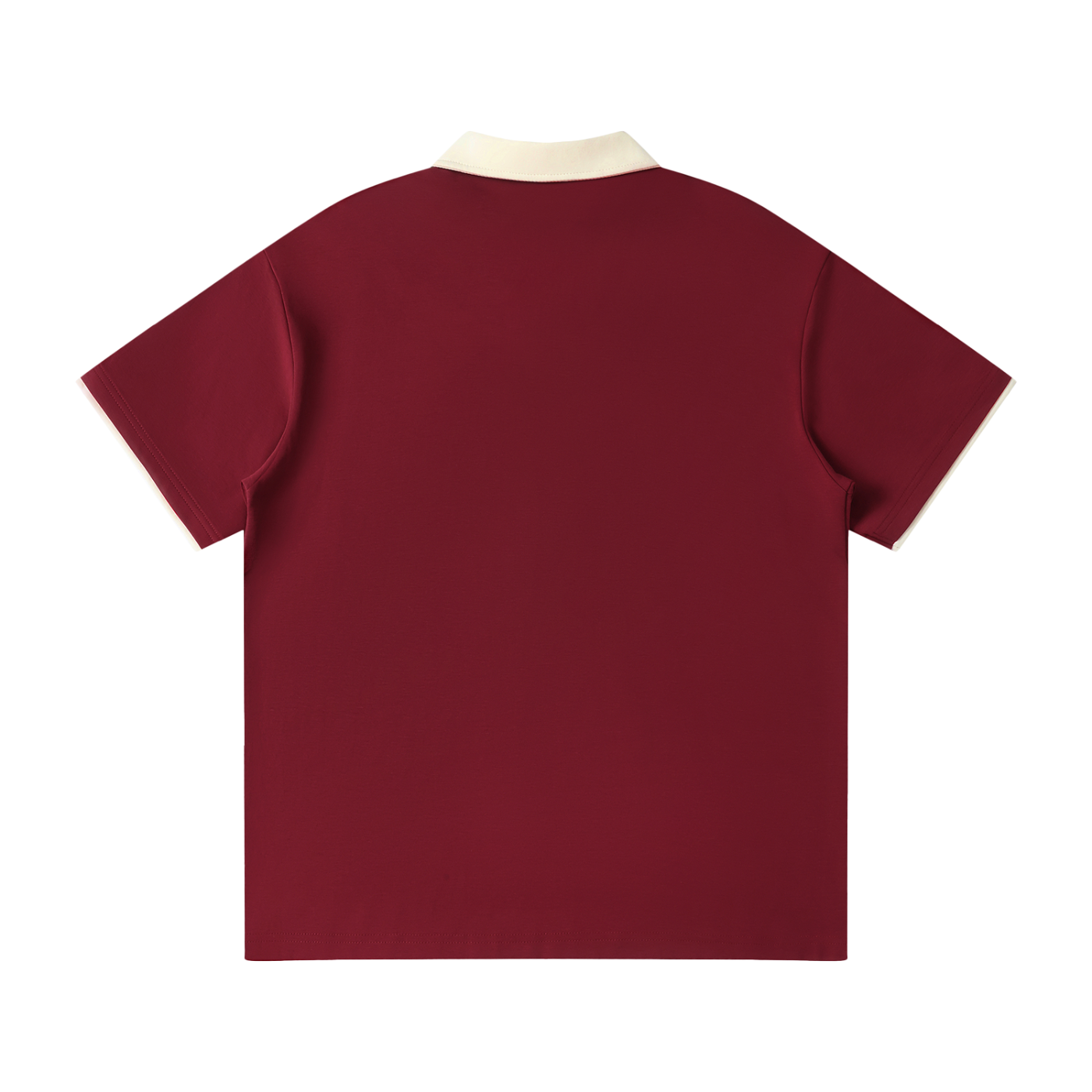 Berries Bee Contrast Collar Raglan Polo Shirt