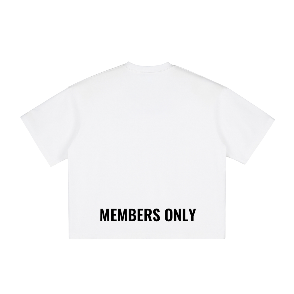 Lifting club black logo washed Boxy T-Shirt