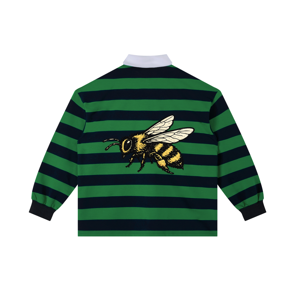 Berries Bee Striped Polo Shirt