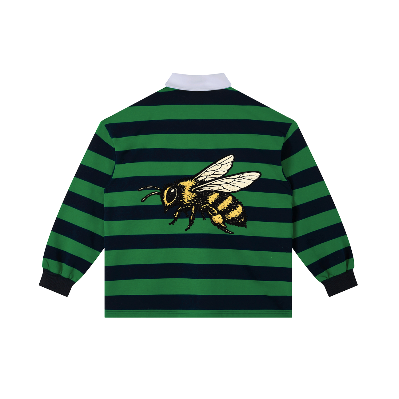 Berries Bee Striped Polo Shirt