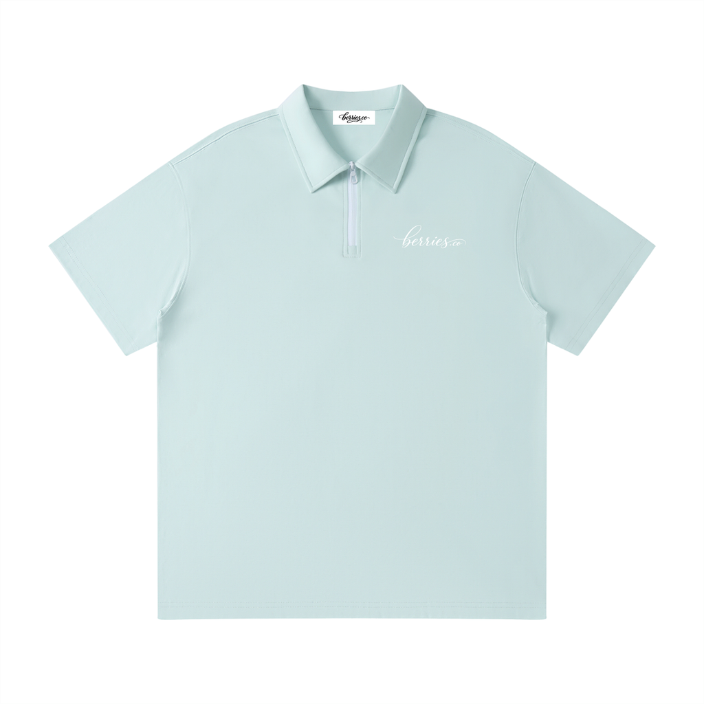 Berries Quarter-Zip Polo Shirt