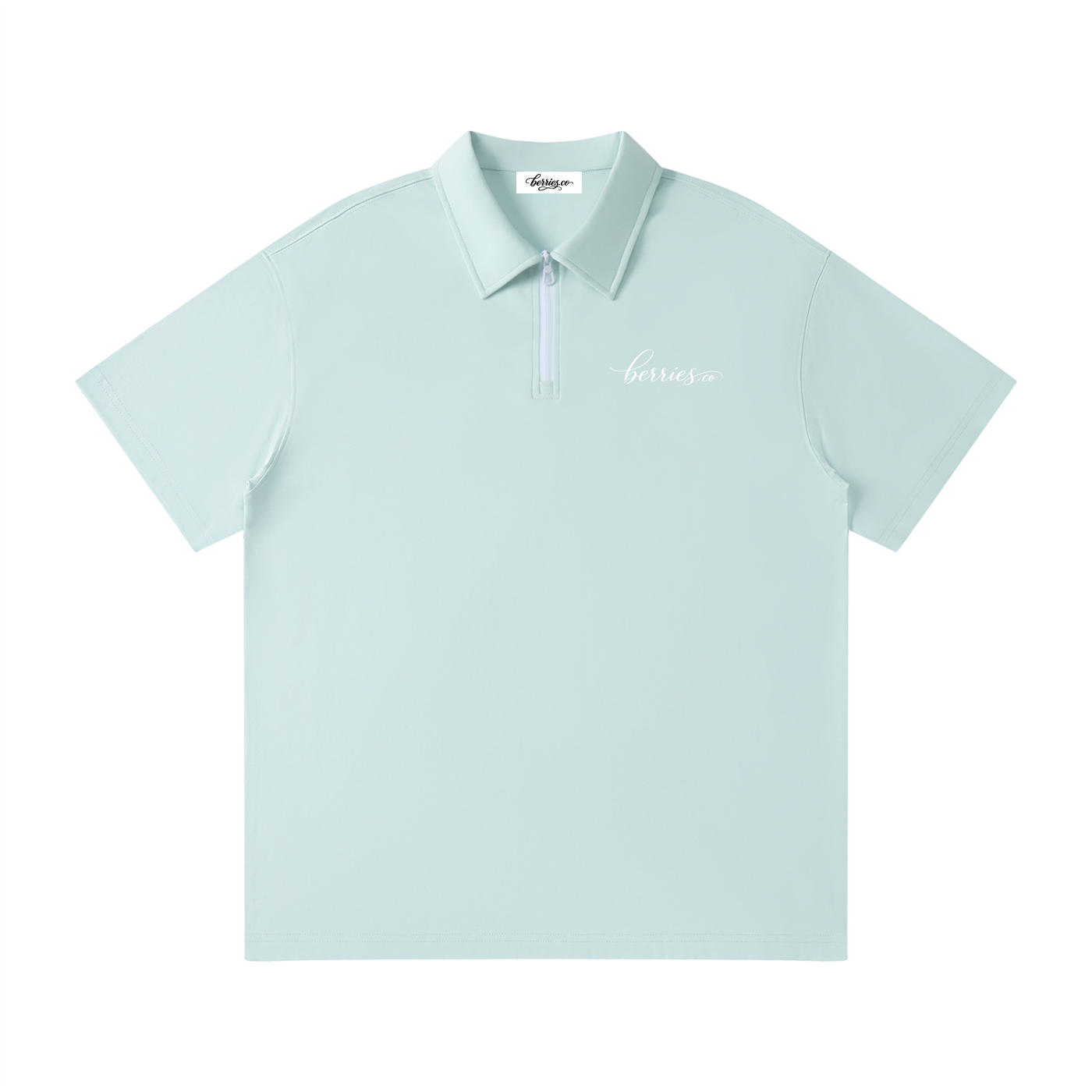 Berries Quarter-Zip Polo Shirt