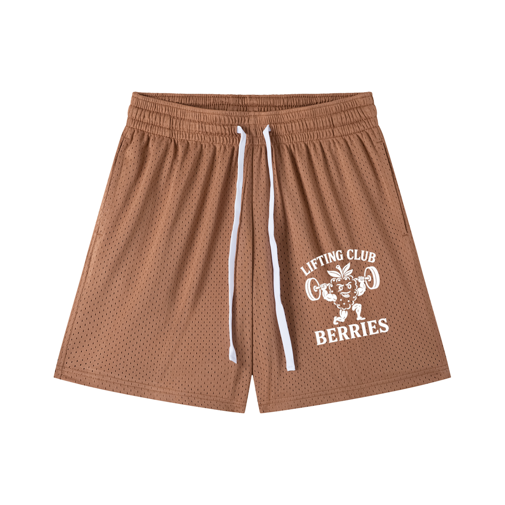 Lifting club Mesh Drawstring Shorts