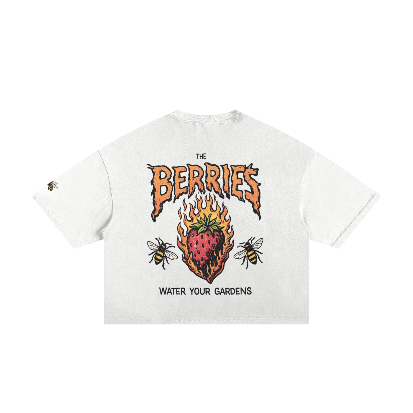 Berries Bee Classic Frayed Boxy Tee