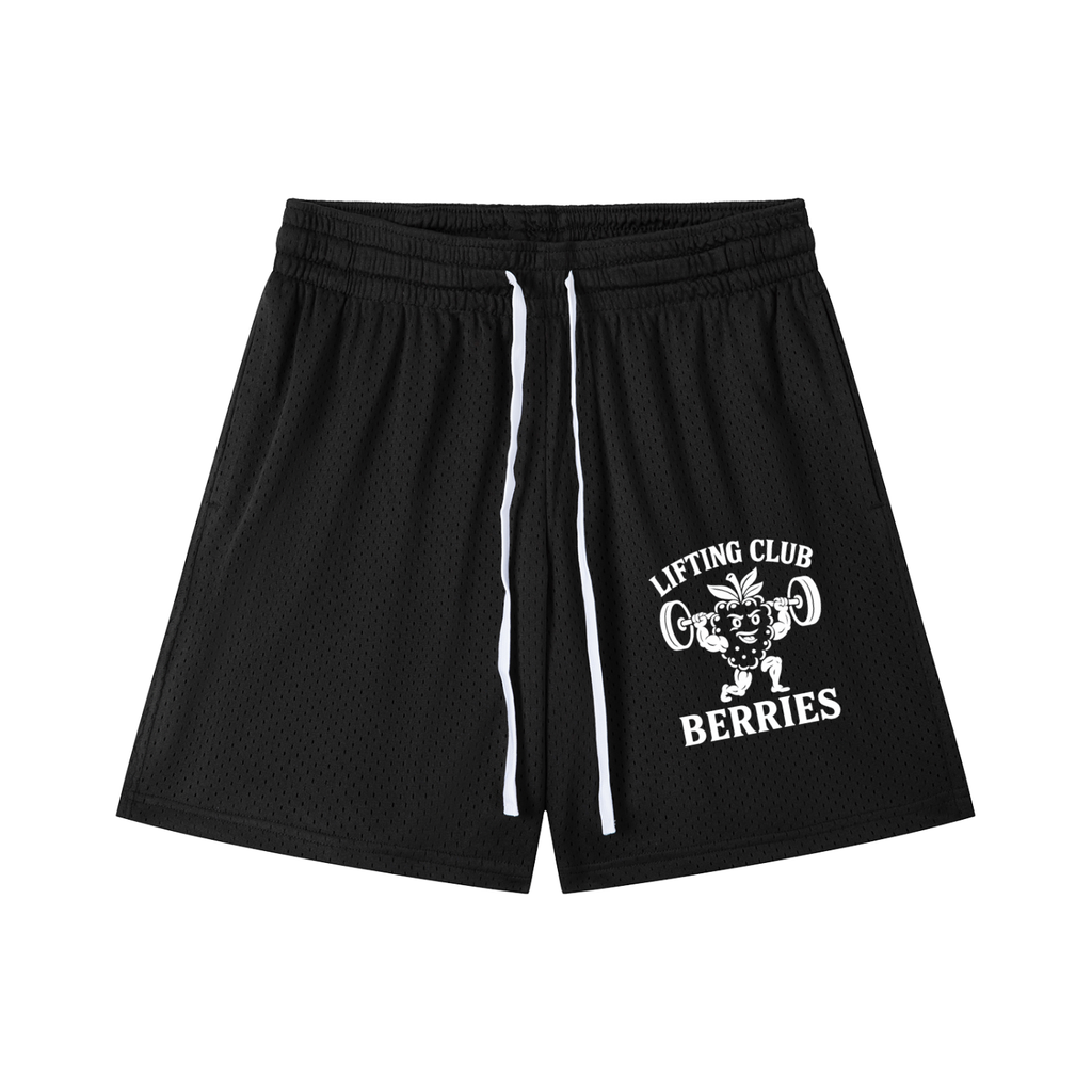Lifting club Mesh Drawstring Shorts