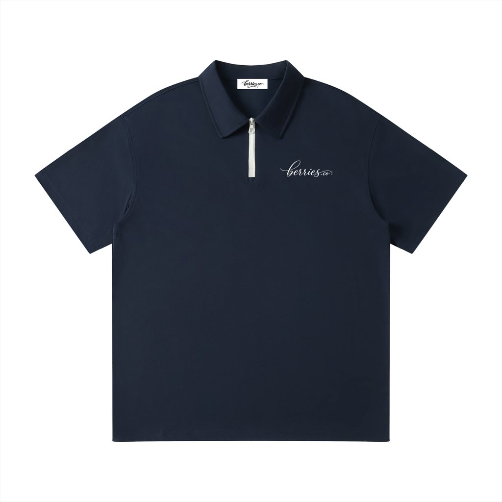Berries Quarter-Zip Polo Shirt