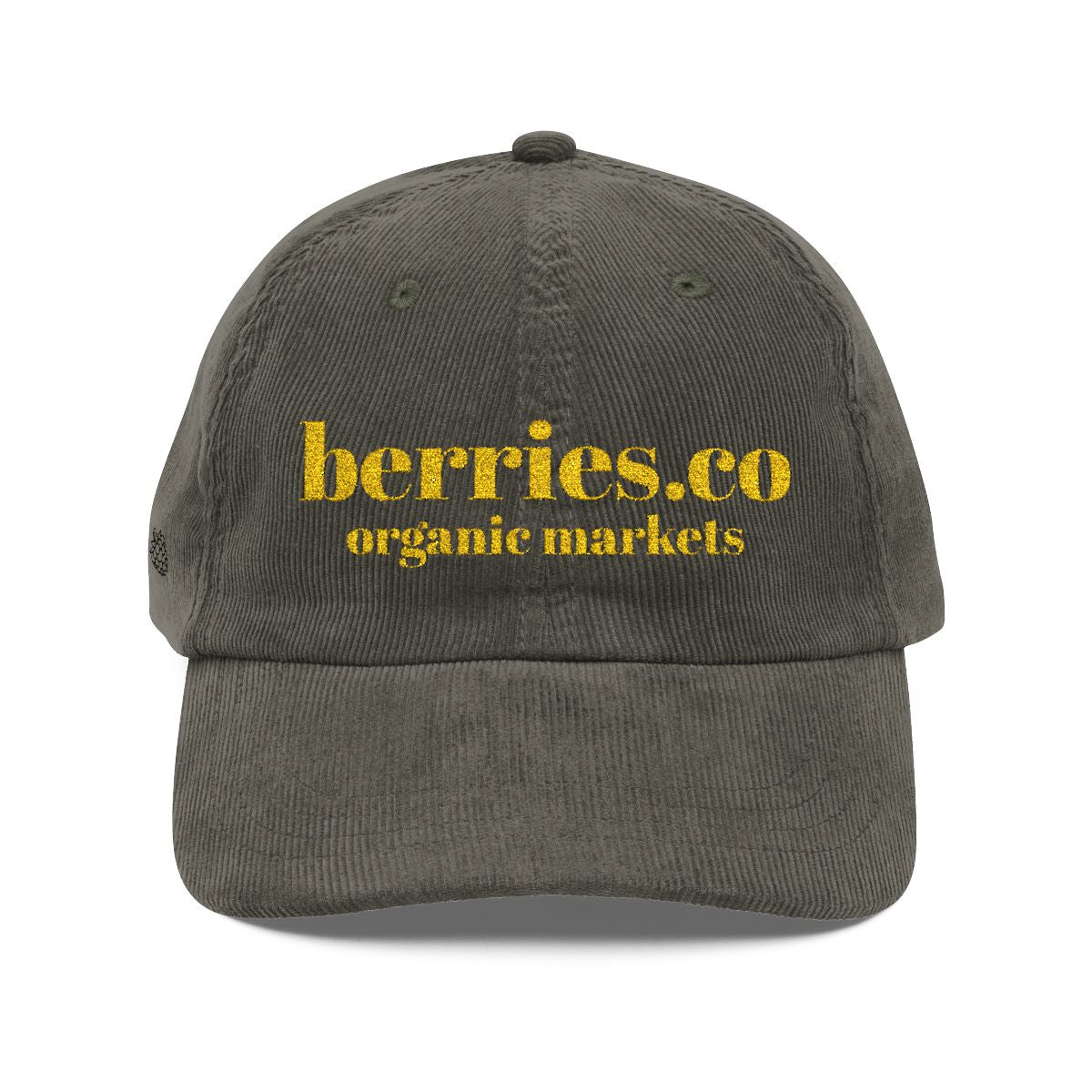 Berries.co embroidered corduroy cap