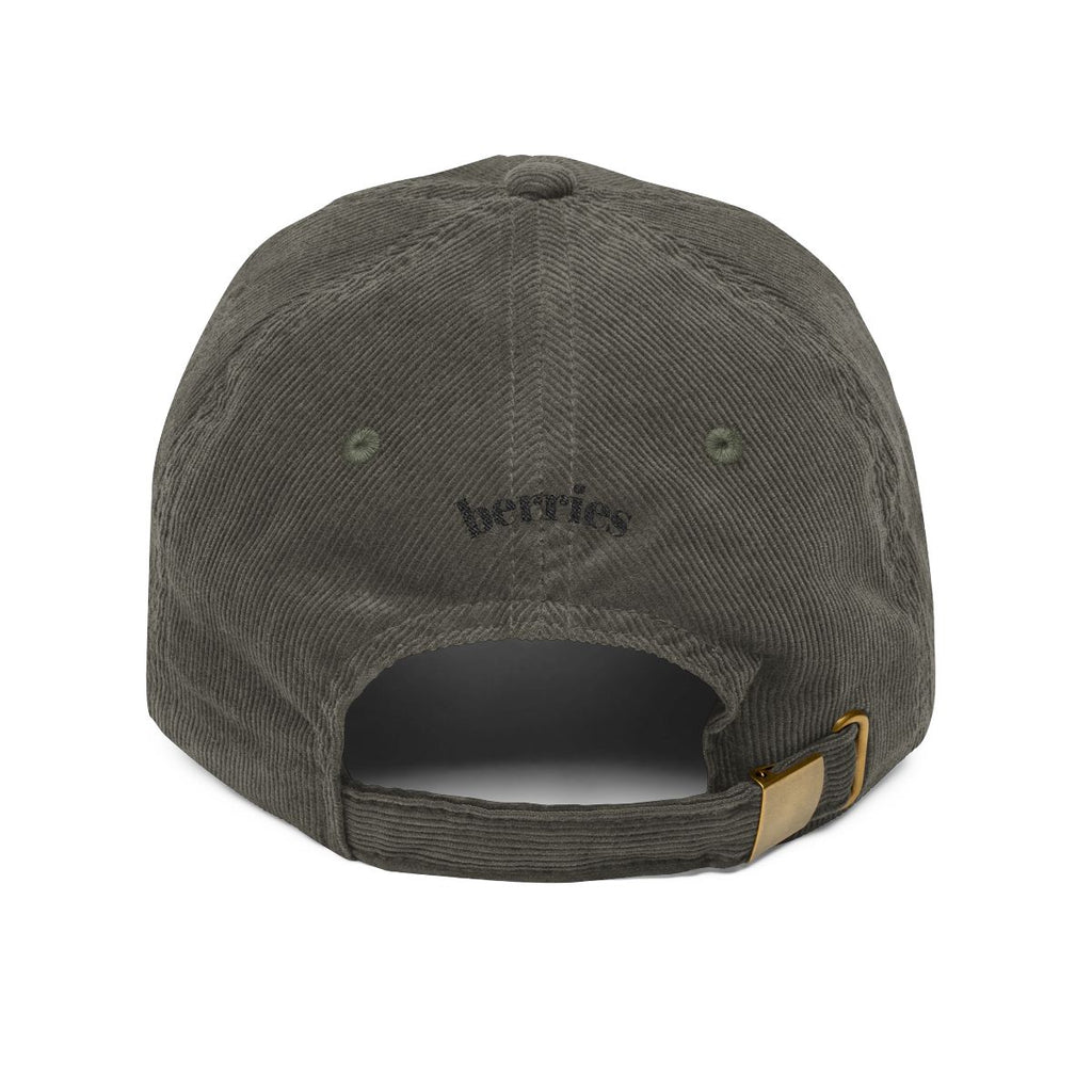 Berries.co embroidered corduroy cap