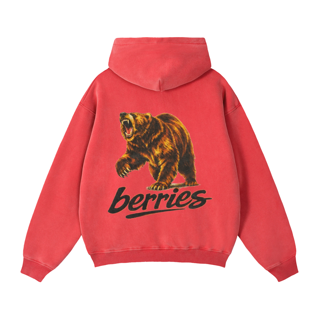 Zip-Through Boxy Fleece Hoodie