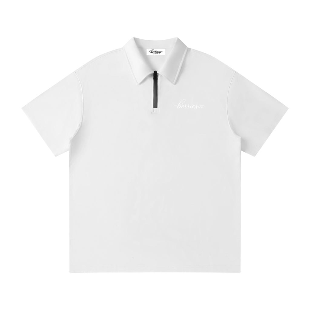 Berries Quarter-Zip Polo Shirt