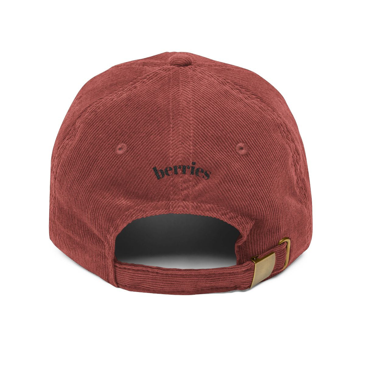 Berries.co embroidered corduroy cap