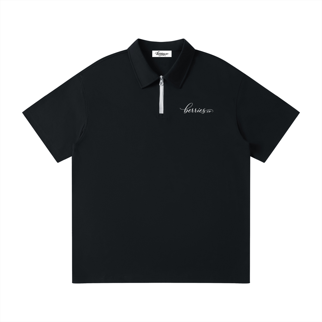 Berries Quarter-Zip Polo Shirt