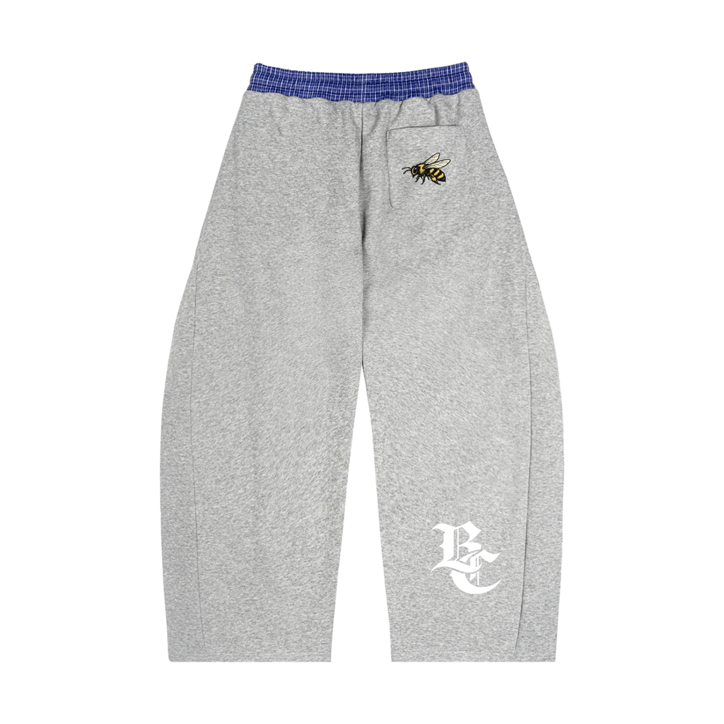 BC Plaid Waistband Barrel Sweats