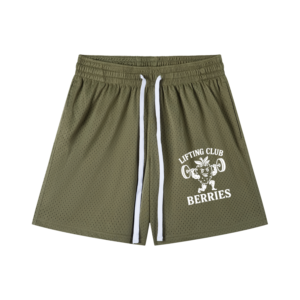 Lifting club Mesh Drawstring Shorts
