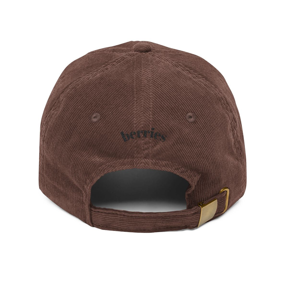 Berries.co embroidered corduroy cap