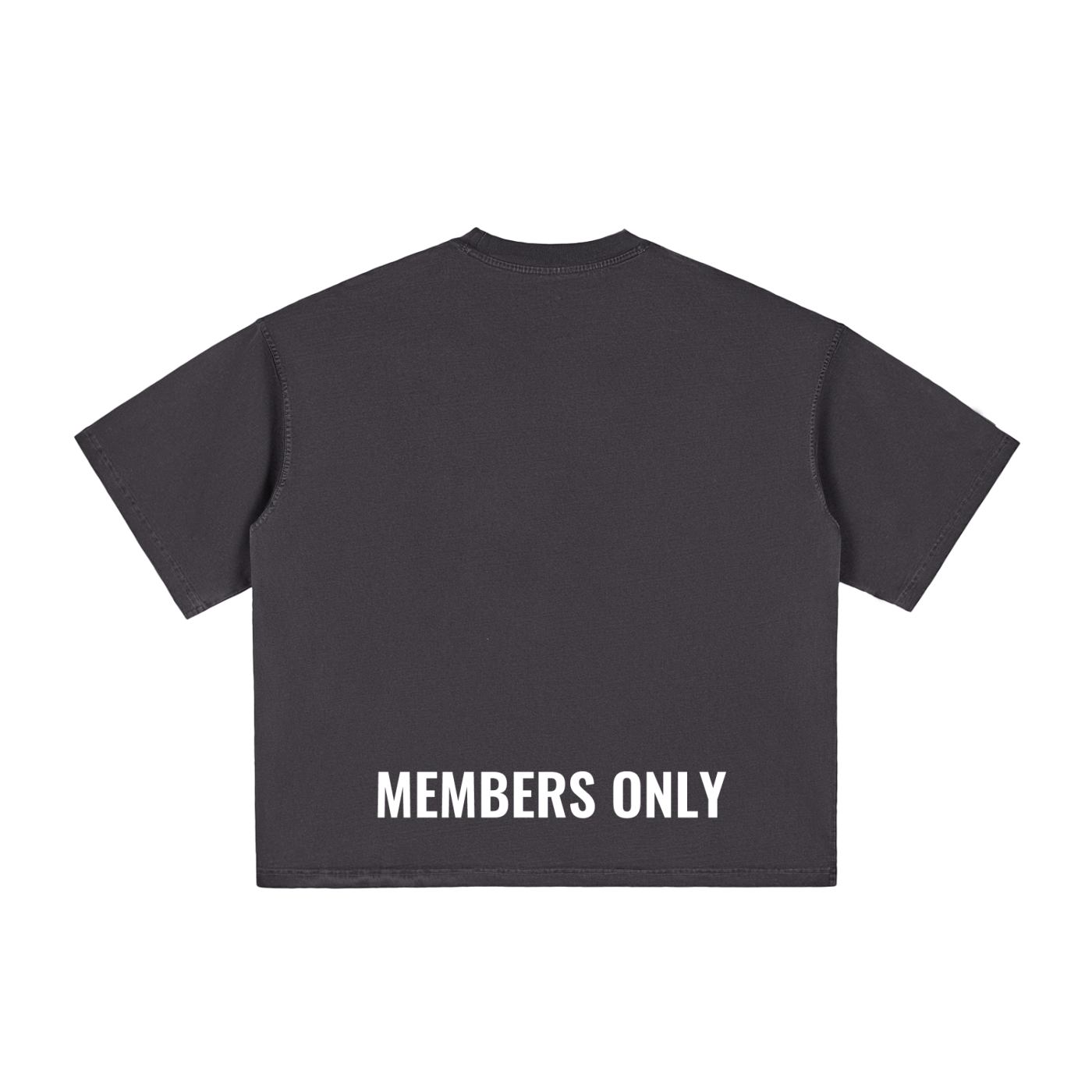 Lifting club white logo Washed Boxy T-Shirt