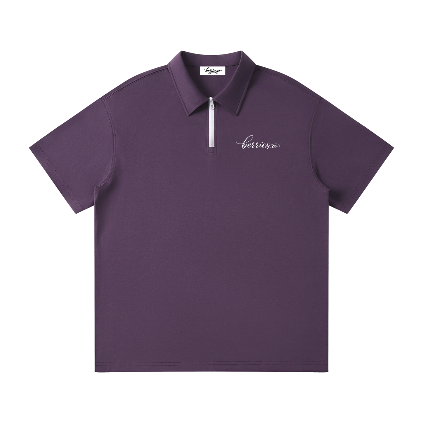 Berries Quarter-Zip Polo Shirt