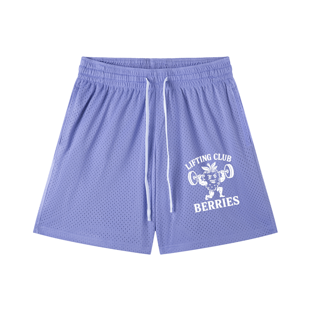 Lifting club Mesh Drawstring Shorts