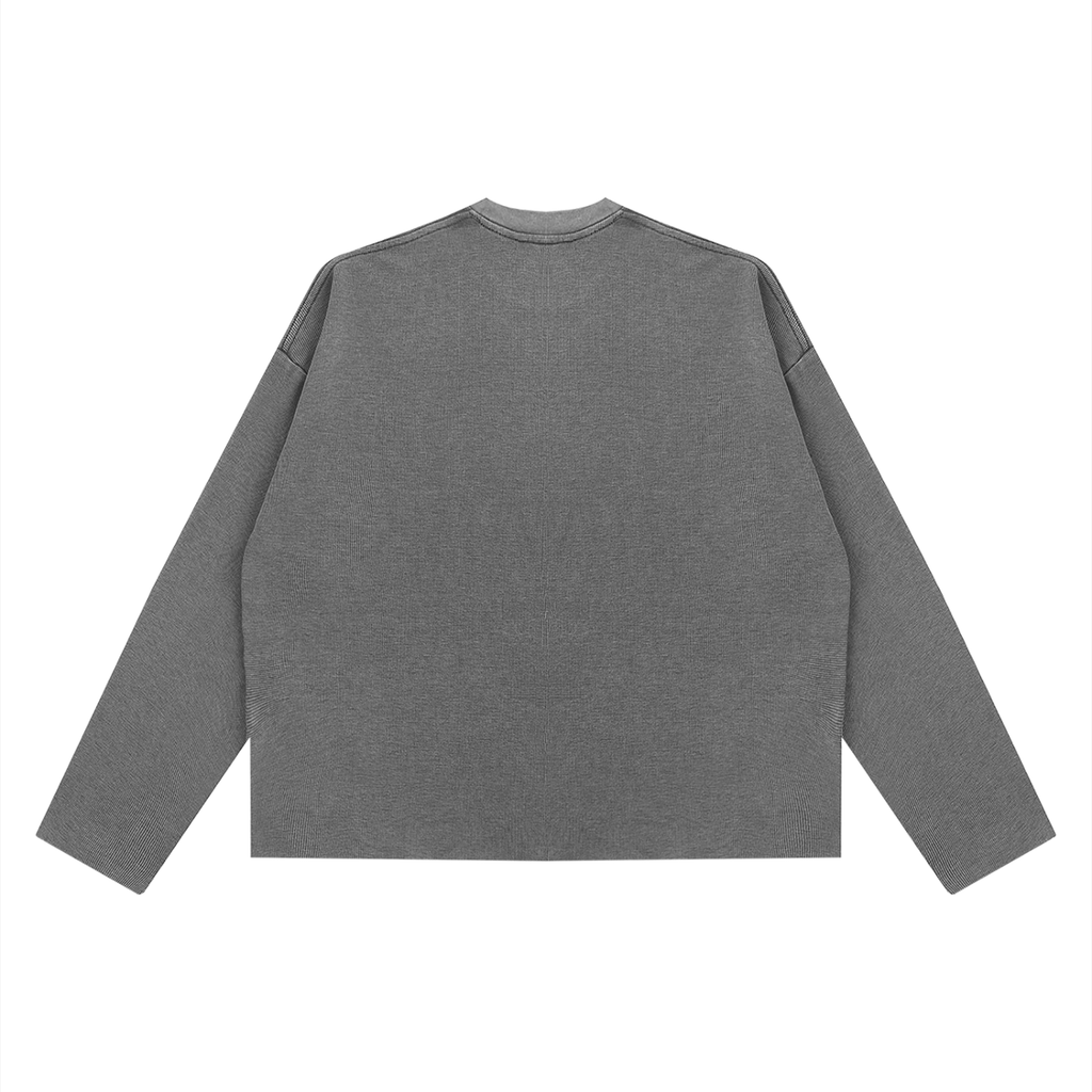 Berries athletics Vintage Wash Boxy  Waffle Raw Edge T-Shirt