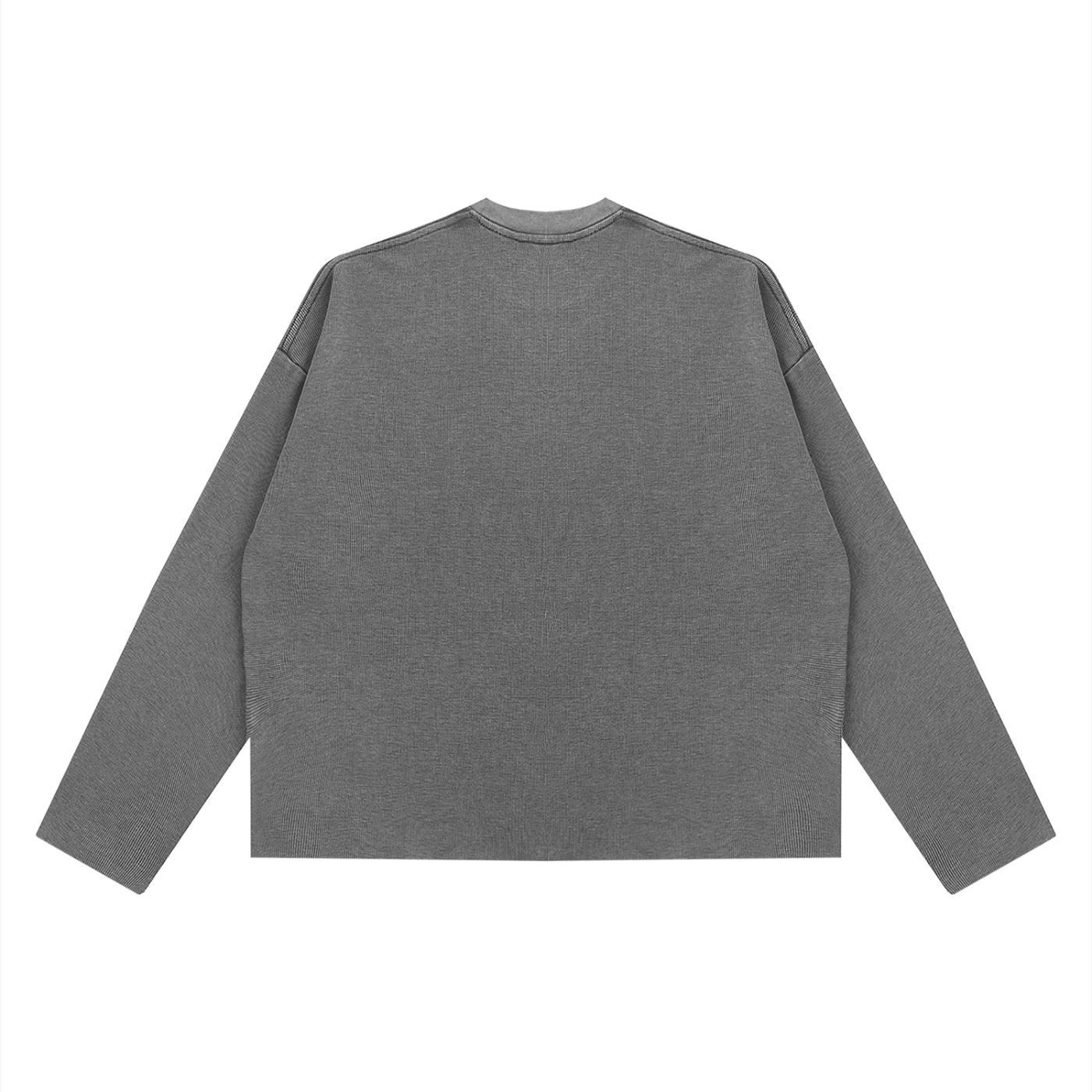 Berries athletics Vintage Wash Boxy  Waffle Raw Edge T-Shirt