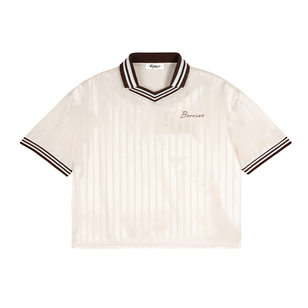 Stripes Polo Collar T-Shirt