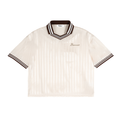 Stripes Polo Collar T-Shirt