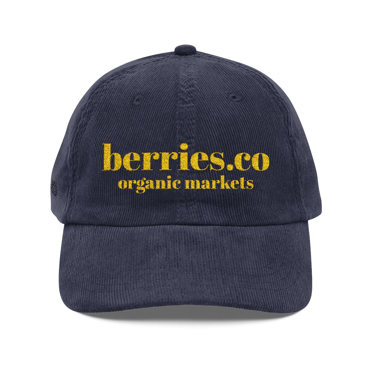 Berries.co embroidered corduroy cap
