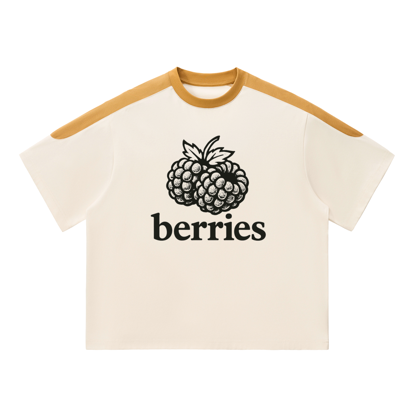 Berries Color Block Oversized T-Shirt