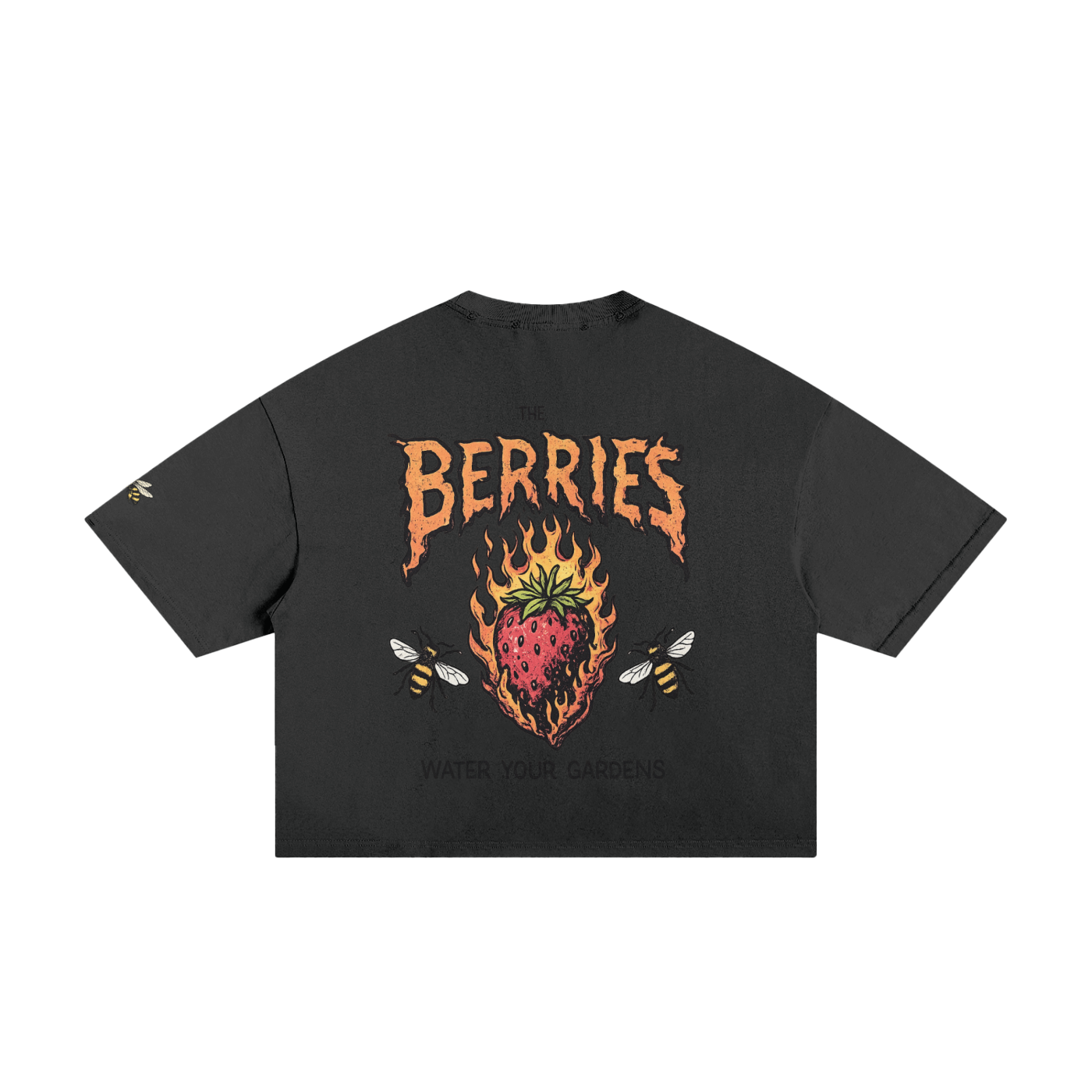 Berries Bee Classic Frayed Boxy Tee