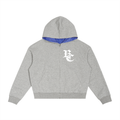 BC Plaid Boxy Zip Hoodie