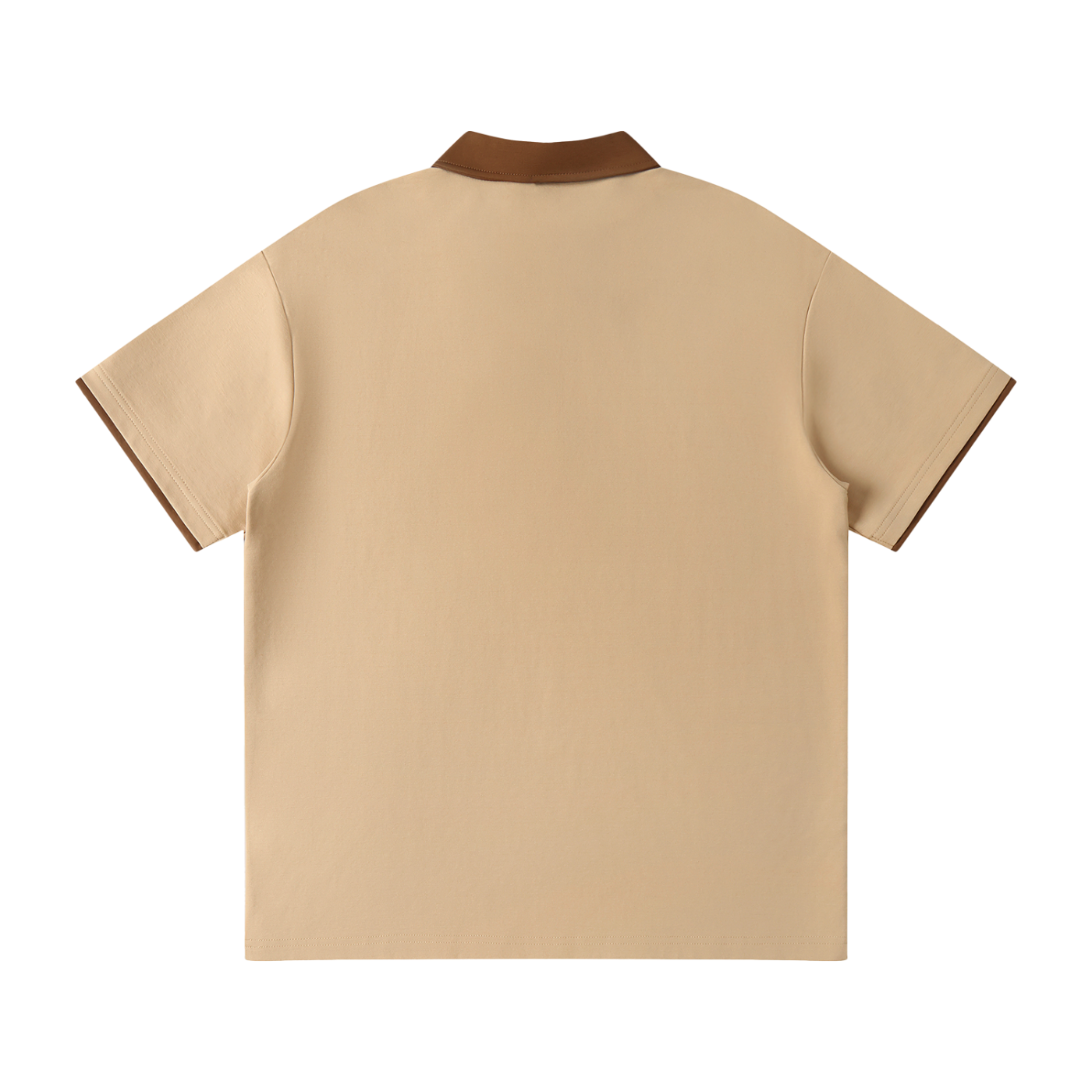 Berries Bee Contrast Collar Raglan Polo Shirt