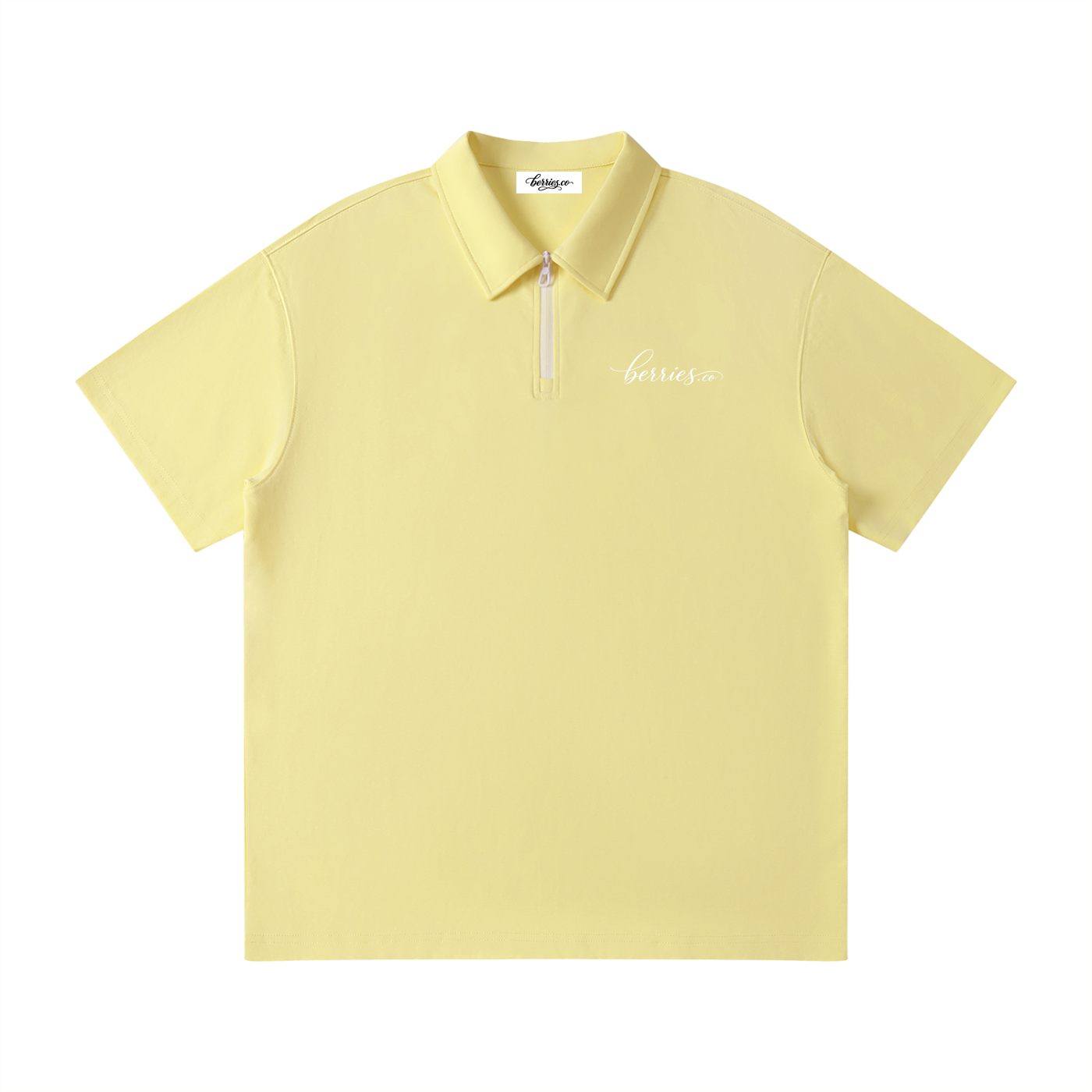 Berries Quarter-Zip Polo Shirt
