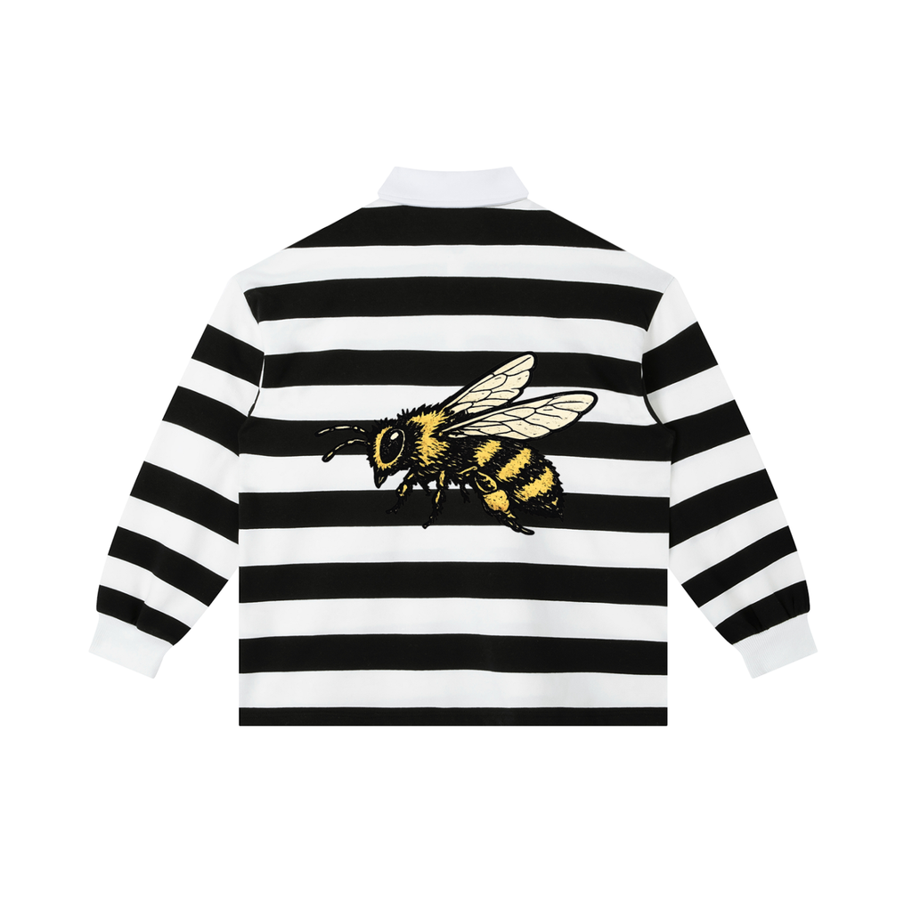 Berries Bee Striped Polo Shirt