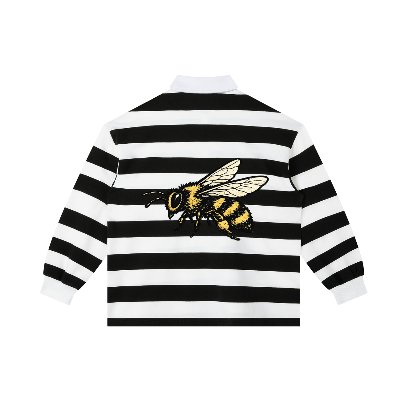 Berries Bee Striped Polo Shirt