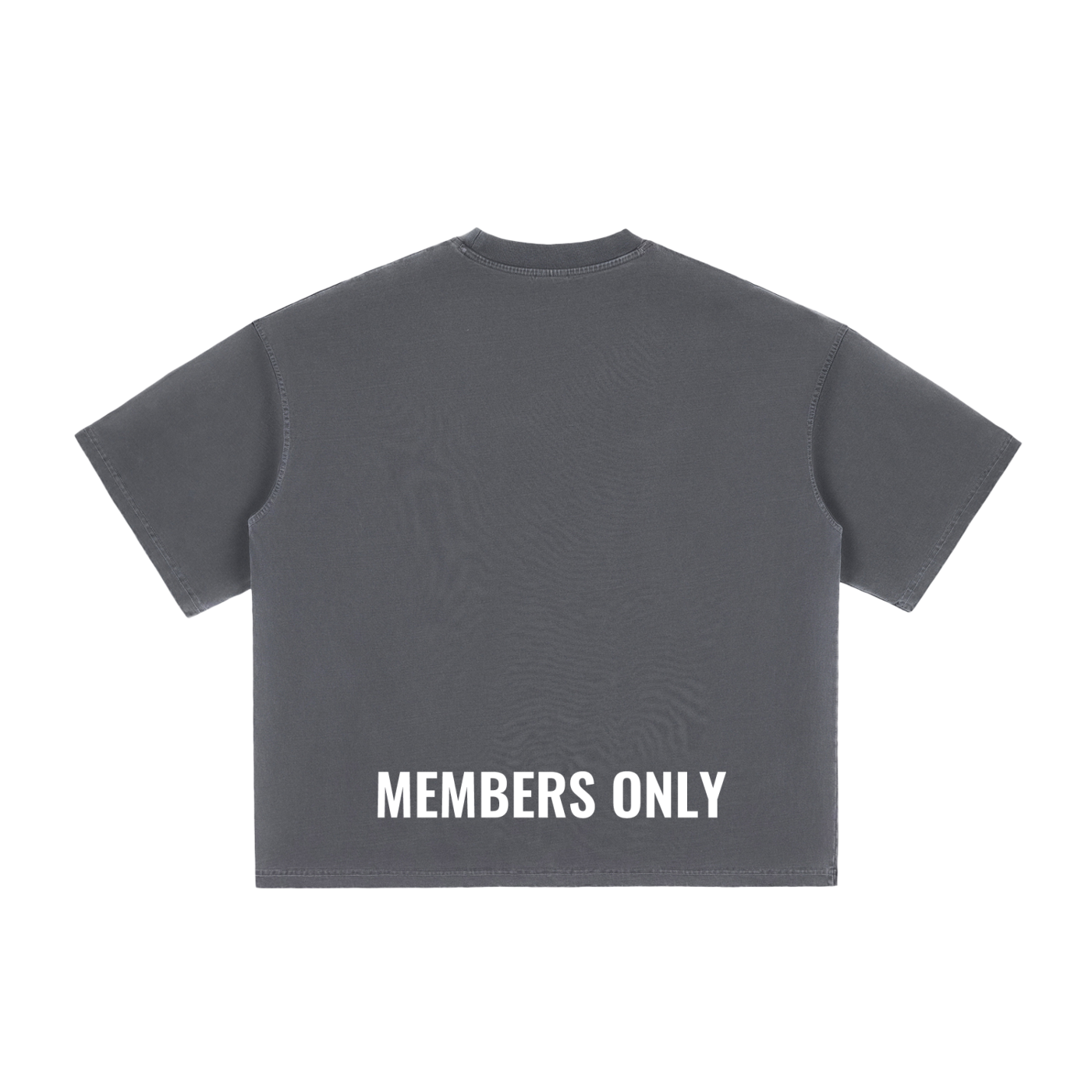 Lifting club white logo Washed Boxy T-Shirt