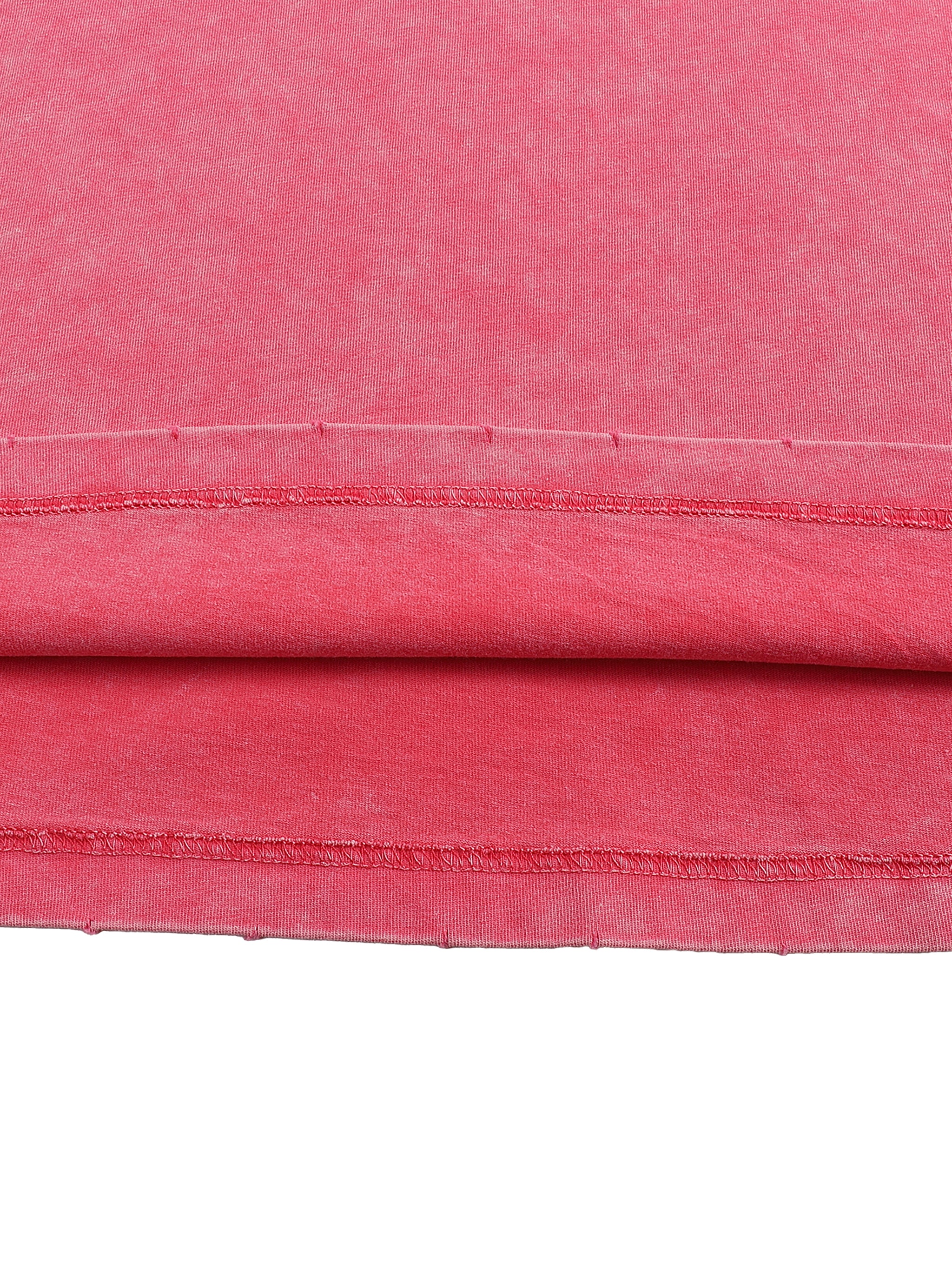 Snow Washed Frayed Edge T-Shirt